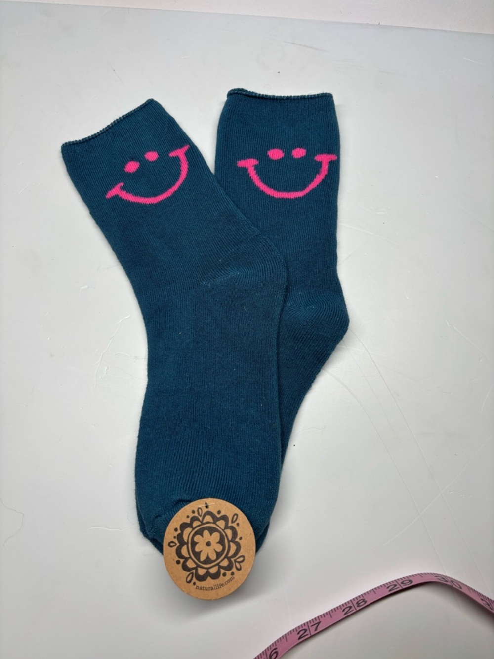 Natural Life Smiley Face Socks